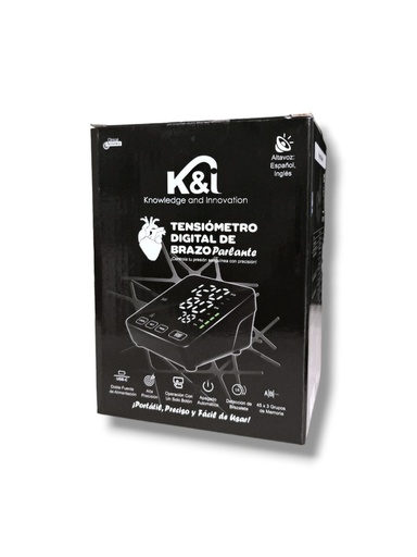 [7862130423424] TENSIOMETRO DIGITAL DE BRAZO PARLANTE KI