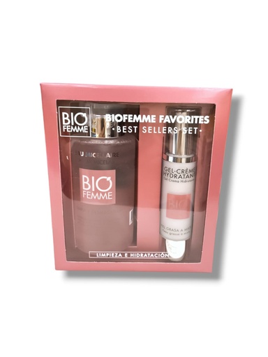 [7862121320664] BIOFEMME FAVORITE AGUA MICELAR + GEL CREMA SET