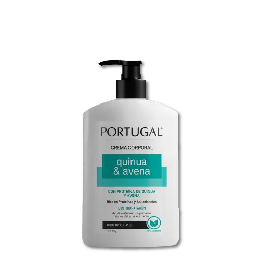 [7750215028728] PORTUGAL QUINUA Y AVENA CREMA CORPORAL 450G