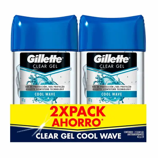 [7500435116763] GILLETTE AP GEL COOL WAVE 2X1 PACK