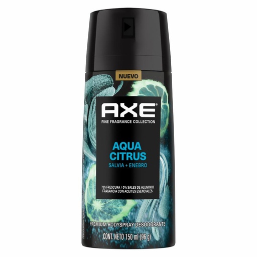 [7506306249974] AXE SPRAY AQUA CITRUS 150 ML